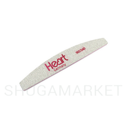Пилка для ногтей HEART Half, 180/240